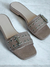 Imagen de SANDALIA ASIA SIMIL CUERO NEGRO y VISON