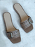 SANDALIA ASIA SIMIL CUERO NEGRO y VISON - comprar online
