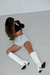 BOTAS KIM SIMIL CUERO BLANCO - comprar online