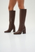 BOTAS KIM SIMIL CUERO CHOCOLATE