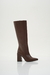 Imagen de BOTAS KIM SIMIL CUERO CHOCOLATE
