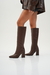 BOTAS KIM SIMIL CUERO CHOCOLATE - comprar online