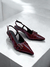 STILETTOS CHELSEA SIMIL CUERO CHAROL BORDO - Obsesiva - Venta Minorista y Mayorista de calzado