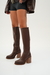 BOTAS MOR CHOCOLATE SIMIL CUERO - tienda online
