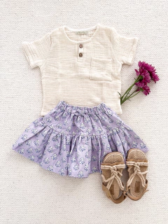 Pollera Indi lila - comprar online