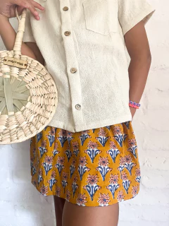 Pollera India Mostaza - Franibabystore