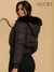 Jaqueta Puffer Nylon Curtinha - Preto - VOTRE STYLE