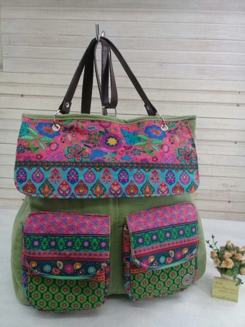 Molde com passo a passo da bolsa mochila Maya 3 em 1