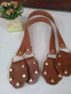 Alça para bolsa de crochê couro eco modelo Joly 45cm 1 par
