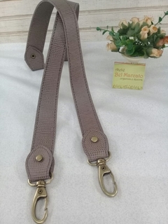 Alça para bolsa couro eco modelo onda 50 cm 1 par