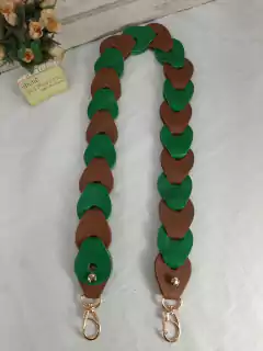 Alça para bolsa elos couro legítimo 78cm alça de ombro - loja online