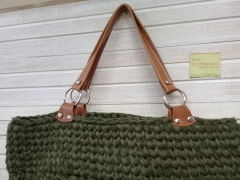 Imagem do Alça para bolsa de mão com porta alças 45cm 1 par c/cost