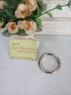 Mosquetão articulado argola mosquetão grossa G ou M 1 peça