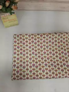 Tecido digital mini floral 100 % algodão 50x140 largura - comprar online