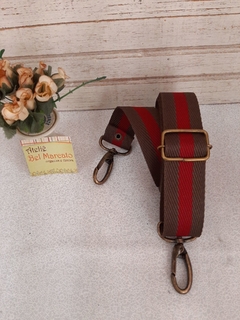 Alça de bolsa colorida transversal 125x 2,80 cm largura +de 20 estampas na internet