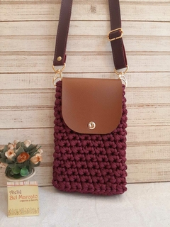 Imagem do Bolsa Para Celular Crochê Artesanal Atelie Bel Marcato