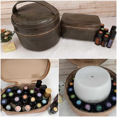 Bolsa para óleos essenciais e bolsa para difusor Doterra Pétala (kit) - Ateliê Bel Marcato
