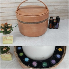Bolsa para óleos essenciais e porta difusor Doterra Pétala - Ateliê Bel Marcato