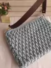 Alça para bolsa couro legitimo duplo com mosquetão até 60cm PROMO