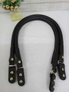 Alça para bolsa couro eco 68 cm 1 par com ferragens dourada