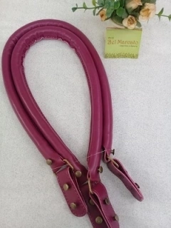 Imagem do Alça para bolsa com porta alças varias cores 68 cm 1 par