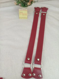 Alça para bolsa de mão com porta alças 45cm 1 par c/cost - comprar online
