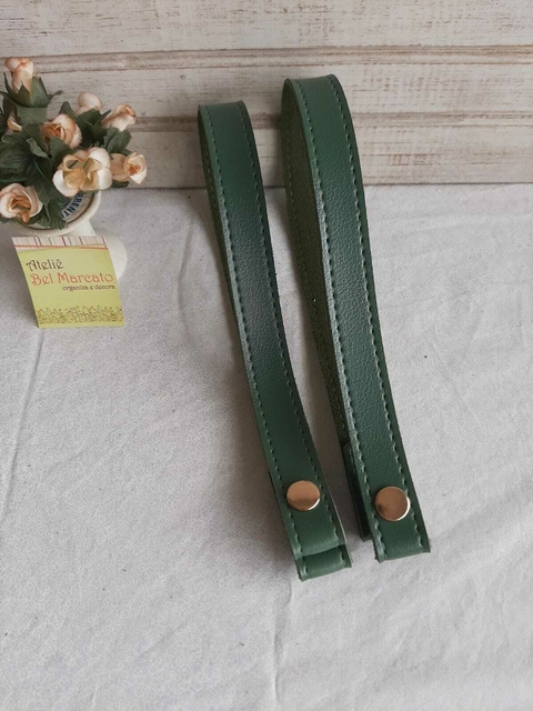 Alça de mão ou alça para cestos com botão de pressão 46cm 1 par - comprar online