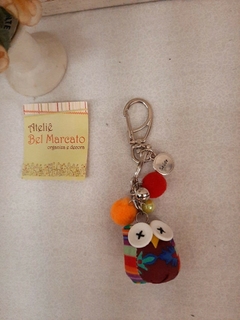 Pingente para bolsa, pingente para necessaire coruja com moeda - loja online
