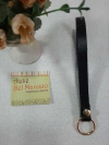 Alça para bolsa cluth com argola dourada e couro legitimo 16 cm
