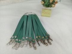 Alça cluth alça de mão de couro legitimo 19 cores 16 cm - Ateliê Bel Marcato