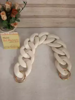 Alça para bolsa alça de resina para enfeitar sua bolsa tons terrosos - loja online