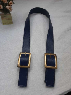 Alça Berlim alça longa para bolsa com fivelas ouro velho 66cm - Ateliê Bel Marcato