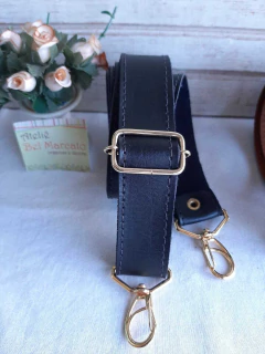 Alça de bolsa tiracolo couro eco 125x2,5cm largura 4 cores - loja online