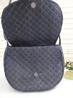 Bolsa transversal com zíper e fecho frontal bolsa de tecido - comprar online