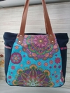 Bolsa com alça de couro legítimo modelo Nova York M