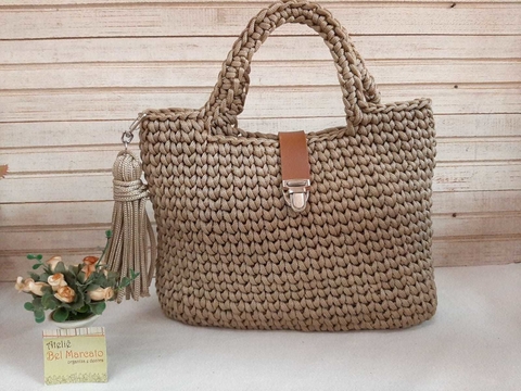 Fecho para bolsa ou fecho para carteira de couro eco com fecho metal 4f