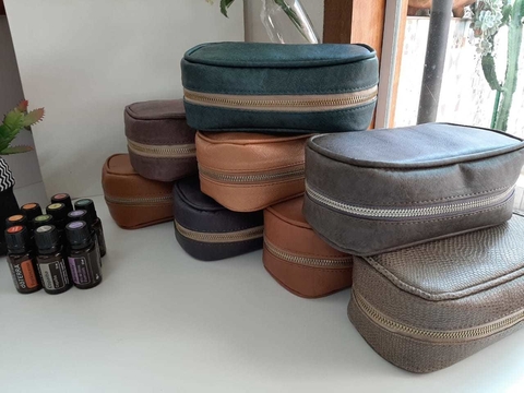 Necessaire óleos essenciais Doterra 10 frascos de 15 ou 5 ml vv