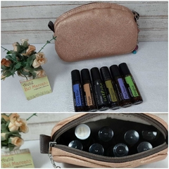 Bolsa para óleos essenciais porta rollons Doterra p/ 10 frascos na internet