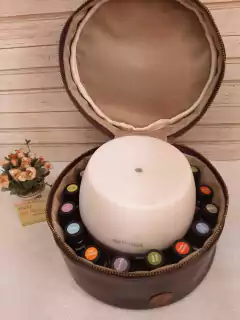 Bolsa para Difusor Doterra Pétala para 12 frascos de 15 ml PROMOÇÃO (fundo caramel) na internet