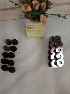 BOTÃO IMANTADO GRAFITE BOTÃO IMÃ 18 MM PACOTE COM 10 - comprar online