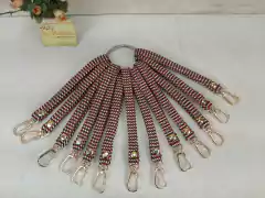 Alça cluth para necessaire, alça de pulso listrada 16 cm - comprar online