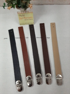 Fecho para bolsa de couro legitimo com fecho metal níquel slim - comprar online