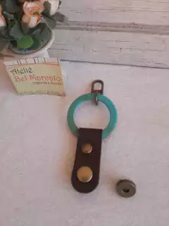 Fecho para bolsa de crochê com detalhe resina e botão imã - loja online