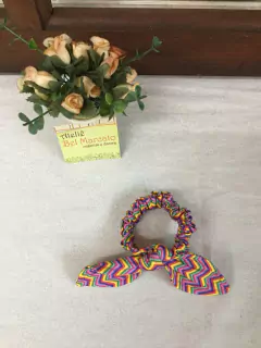 Scrunchie de Cabelo Frufru com Elástico Estampas - comprar online