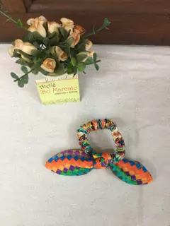Scrunchie de Cabelo Frufru com Elástico Estampas - Ateliê Bel Marcato