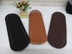 Fundo para bolsa crochê ou fundo para cesto fio malha couro eco 28x8 cm - loja online