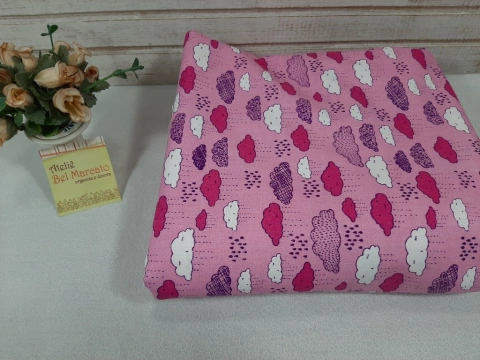 Tecido tricoline tecido para artesanato 100X140cm LARGURA