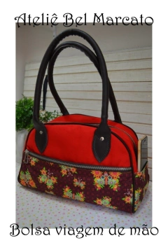 Molde da Bolsa modelo viagem de mão GL