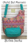 Molde de bolsa transversal modelo Jacke molde tamanho real