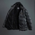 Campera Puffer Engomada Eclipse Negra - comprar online